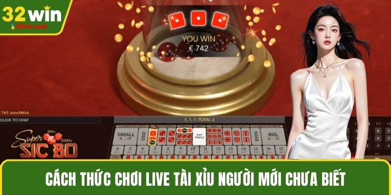 Cách thức chơi Live Tài xỉu người mới chưa biết